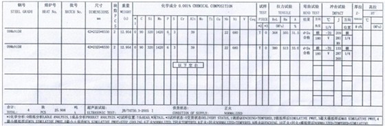 舞钢09MnNiDR钢板实物质量